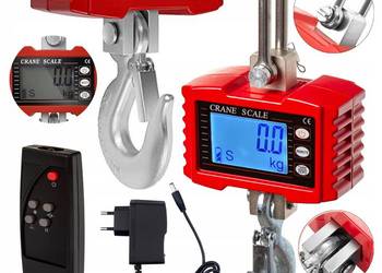 WAGA HAKOWA ELEKTRONICZNA MAGAZYNOWA 1000KG Z PILOTEM + ŁADOWARKA | 1T |