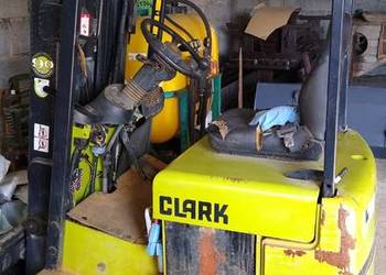 Wózek widłowy elektryczny Clark TMX 15s, triplex.