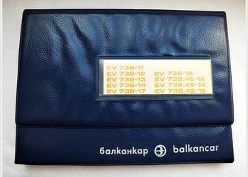 Katalog części wózek widłowy EV738 Balkancar Bułgar Oryginał