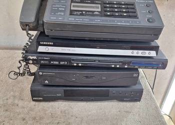 Fax Panasonic, odtwarzacze DVD, dekodery,piloty.