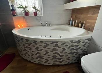 Wanna asymetryczna z hydromasażem 170x115 (prawa) ECONOMY 1 Poolspa EUROPA