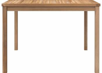 vidaXL Stół ogrodowy, 110x110x77 cm, lite drewno tekowe(SKU:316637)