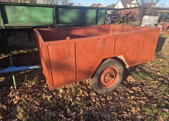 Przyczepa rolnicza jednoosiowa