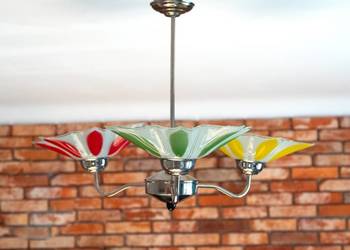 Żyrandol lata 70 New Look Pop-Art Mid-Century Vintage PRL