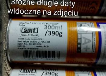 Silikony SIKAFLEX Koloru beżowego dostępne 3 szt. CENA ZA SZTUKĘ