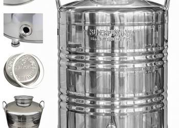Bańka ze stali nierdzewnej beczka inox zbiornik 75L whisky wino bimber sok