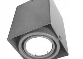 Spot sufitowy BLOCCO Milagro natynkowy szary 1xGU10 7W LED IP20 ML835