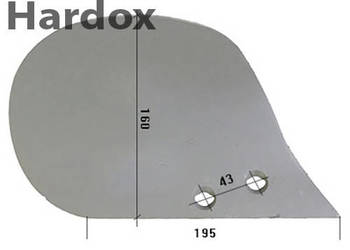 Odkładnia przedpłużka HARDOX VD141/P części do pługa KRONE