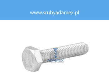 M27x80 DIN 933 Śruba A4 Nierdzewna