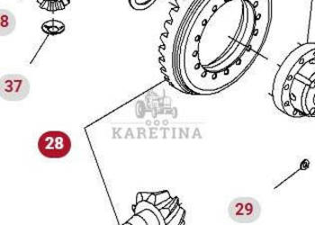 Valtra S274 S294 S324 S394 Fendt S927 S930 S933 S939 Atak Koło Zębate Wałe…