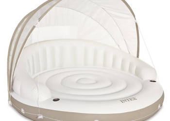 Dmuchana wyspa z daszkiem dmuchany materac 199x150cm INTEX 58292