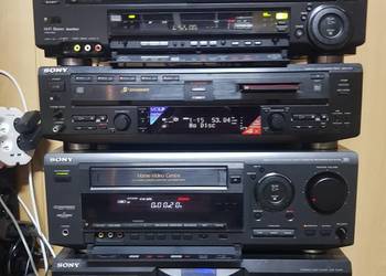 SONY MEGA ZESTAW VHSHi8, VHS KINO DOMOWE AMPLITUNER