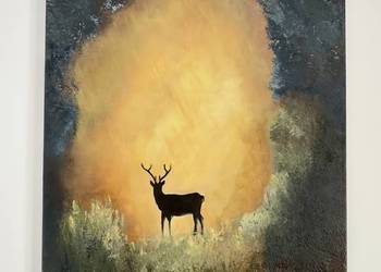 Hand-made Acrylic Painting | Golden Light