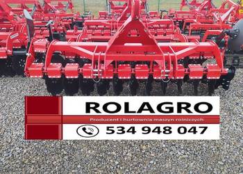 Brona talerzowa TIGER 560 talerze z wałem TRANSPORT