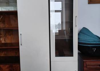 Witryna podświetlana szafa słupek półka pod telewizor Bodzio