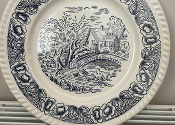 stary talerz dekoracyjny