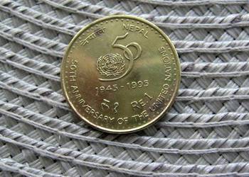 Nepal 1 Rupia 1995r - 50 Rocznica Narodów Zjednoczonych