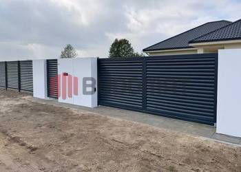 Brama przesuwna samonośna wjazdowa na pilota - DOSTAWA - MONTAŻ