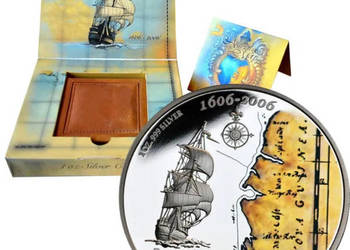 Srebrna moneta okolicznościowa Australia on the map