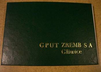 Instrukcja obsługi D.T.R. - wózek widłowy GPW Zremb Gliwice