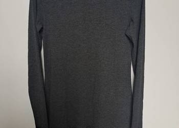 Sukienka z tkaniny sweterkowej z falbankami i kokardą z tyłu 36