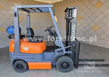 Wózek Widłowy TOYOTA 6FG18 , Wózki Widłowe TOYOTA 6FGF18