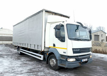 DAF LF 55 220, euro4, firanka, 20ep, niskie spalanie, plandeka