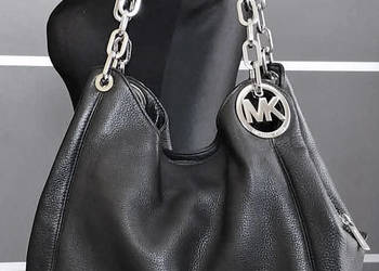 Michael Kors Fulton torba hobo czarna stan BDB