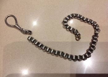 Srebrna Dewizka do Zegarka STARA Srebro pr 800