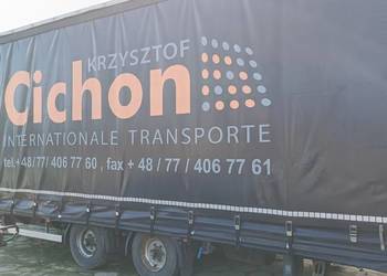 Tandem plandeka firanka w człości lub na cześci nowe opony