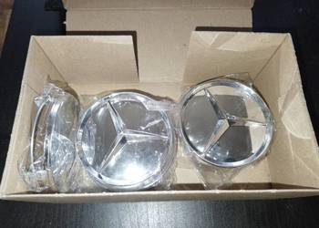 Chromowane dekielki felgi do Mercedes W201 lub 124