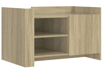 Stolik kawowy dąb sonoma 80x50x50 cm materiał drewnopochodny WM-848355