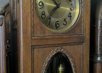 Lenzkirch 1895 r. zegar stojący piękny gabinetowy klasyk ośmiostrunowy