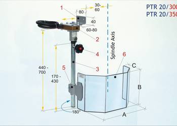 osłona wiertarki PTR 20/300