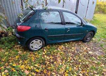 PEUGEOT 206 drzwi przód tył prawe lewe zielone