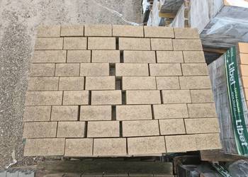 Kostka Brukowa Mini Trio śrutowane kolor Karmelowy Libet II gatunek