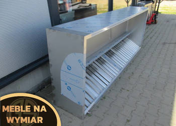 NOWY Okap Skrzyniowy Z Filtrami 2900x1000x450