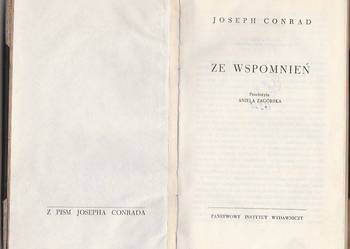 (7409) ZE WSPOMNIEŃ – JOSEPH CONRAD