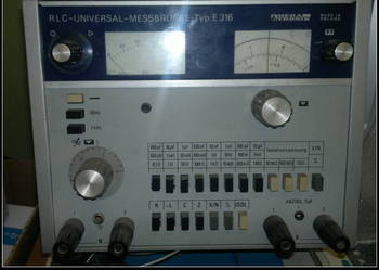 RLC - Universal - messbrucke typ E 316 ; Meratronik