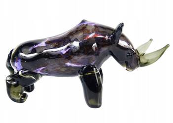 Murano style figura szklana NOSOROŻEC Murano style figura szklana NOSOROŻEC