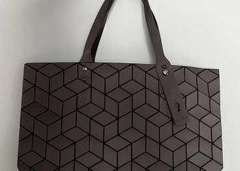 Torebka shopperka damska brązowa nowoczesny design nowa