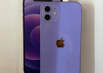 iPhone 12 128GB Fioletowy 100% Kondycja