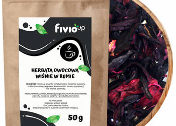 fivio Herbata Wiśnie w Rumie 50 g