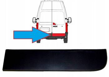 LISTWA DRZWI TYLNYCH PRAWA RENAULT MASTER OPEL MOVANO NISSAN NV400 2010 -