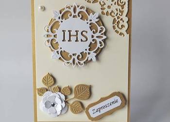 ZAPROSZENIA KOMUNIA UNIWERSALNE IHS W OKRĘGU C6 ZŁOTO - ECRI