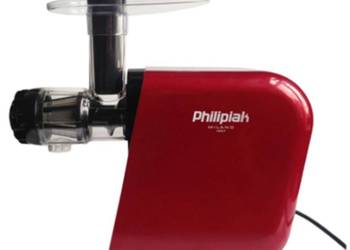 PHILIPIAK PH-1007 WYCISKARKA wolnoobrotowa 150W AKCESORIA komplet jak NOWY