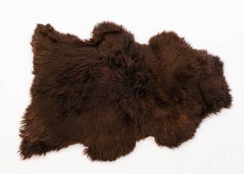 Skóra Owcza Dekoracyjna Brązowa - 95 cm, 105 cm, 120 cm