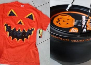 M-L, Halloween, koszulka uniseks, grafika, logowana, nadruk