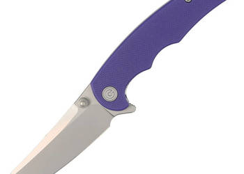 Nóż składany Civivi P87 G10 Purple, Silver Bead Blasted Nitro-V by Kaila C…