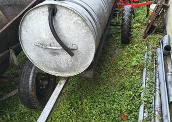 Beczka na wodę 1000l wóz wozidło przyczepka z mauzerem